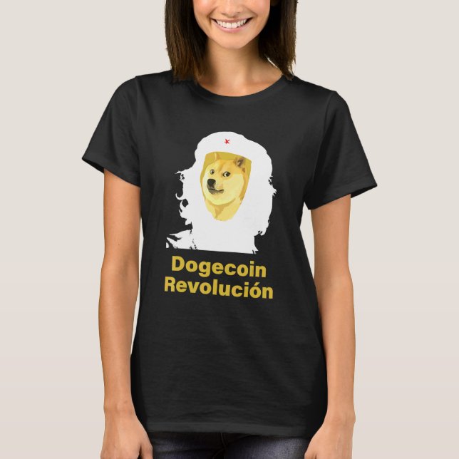 Che Guevara Dogecoin Revolution T-Shirt (Vorderseite)