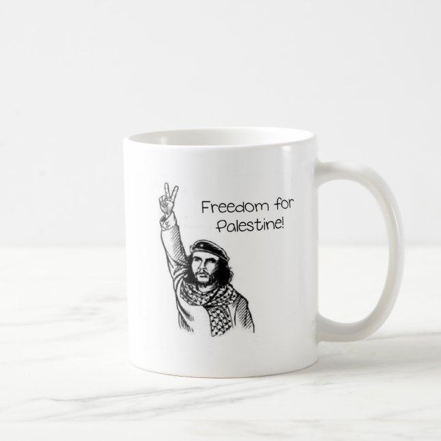 Che Guevara, Freiheit für Palästina! Kaffeetasse (Rechts)