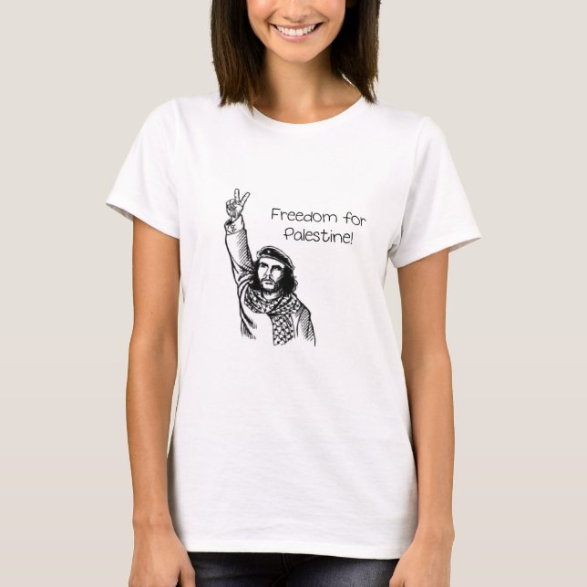 Che Guevara, Freiheit für Palästina! T-Shirt (Vorderseite)