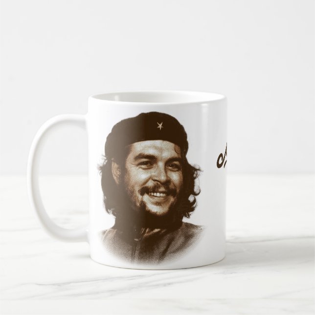 Che Guevara-Lächeln "Beifall " Kaffeetasse (Links)