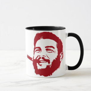 Che Guevara mit der Zigarren-Porträt-Tasse Tasse