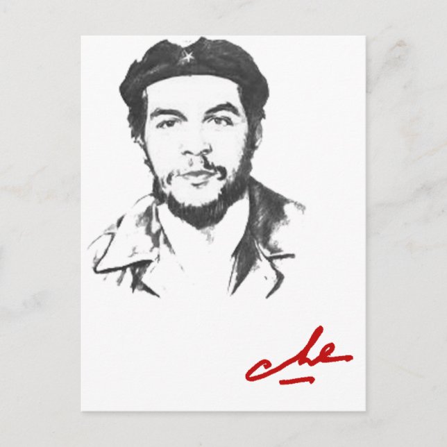 Che Guevara Postkarte (Vorderseite)