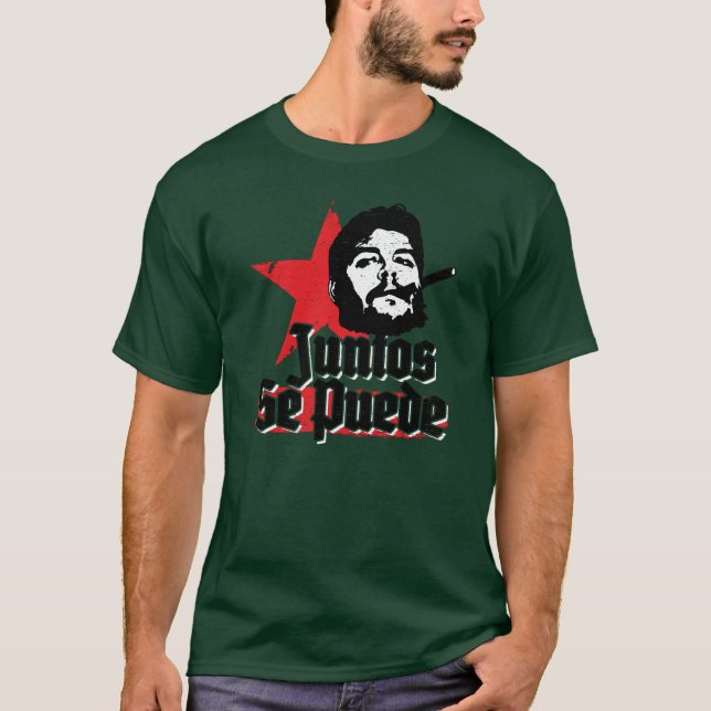 Che Guevara Revolutionär Zitat Juntos Se Puede T-Shirt (Vorderseite)