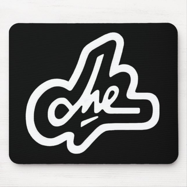 Che Guevara-Unterzeichnung PC Mousepad (Vorne)