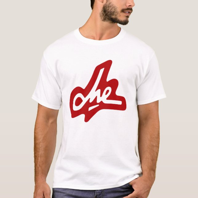 Che Guevara-Unterzeichnung - Rot auf Weiß T-Shirt (Vorderseite)