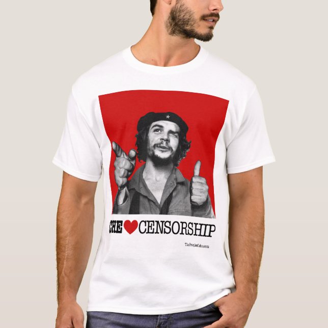 Che Herz-Zensur T-Shirt (Vorderseite)
