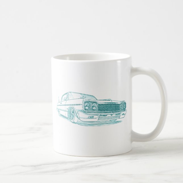 Che Impala Lowrider 1964 Kaffeetasse (Rechts)