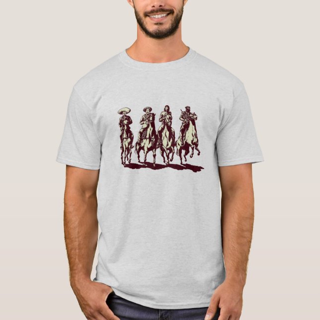 che, zapata, pancho Landhaus, commandante Marcos T-Shirt (Vorderseite)