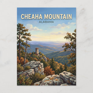Cheaha Mountain Alabama Postkarte