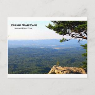 CHEAHA STATE PARK - ALABAMA'S HIGHEST POINT POSTKARTE
