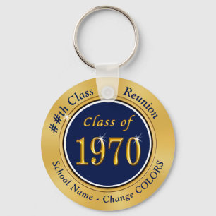 Cheap 50th Class Wiedersehen Gifts, Class of 1970 Schlüsselanhänger