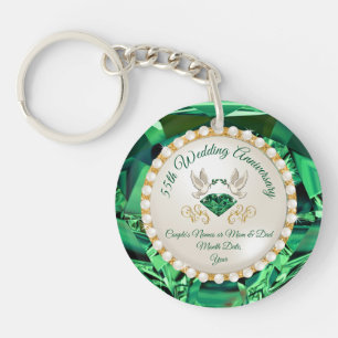 Cheap Emerald, Geschenke zum 55. Geburtstag für P Schlüsselanhänger