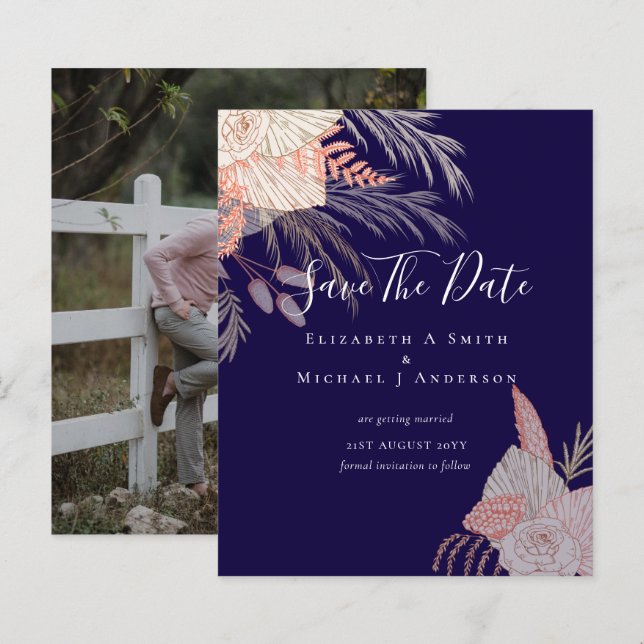 CHEAP Foto Rett Dates PAMPAS GRASS Terracotta (Vorne/Hinten)