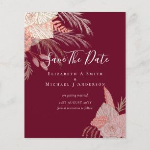 CHEAP Foto Rett Dates PAMPAS GRASS Terracotta Flyer