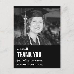 Cheap Foto Thank You Card Graduation Postkarte