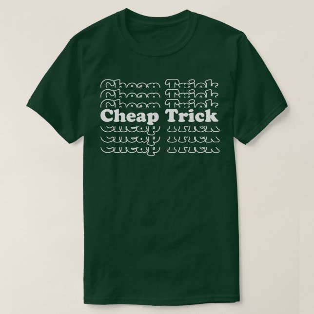 Cheap Trick Stilisiertes Thirt T-Shirt (Design vorne)