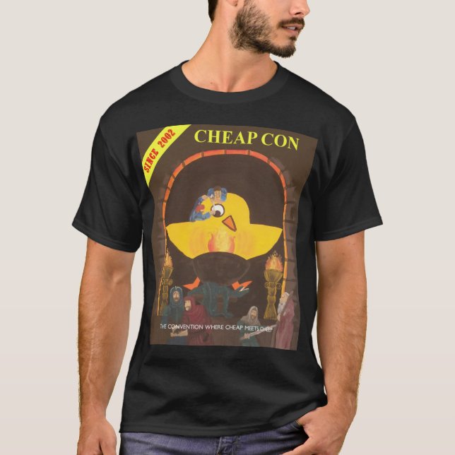 Cheapcon dunkel T-Shirt (Vorderseite)