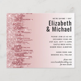 CHEAPEST Rose Gold Pink Glitzer Hochzeit