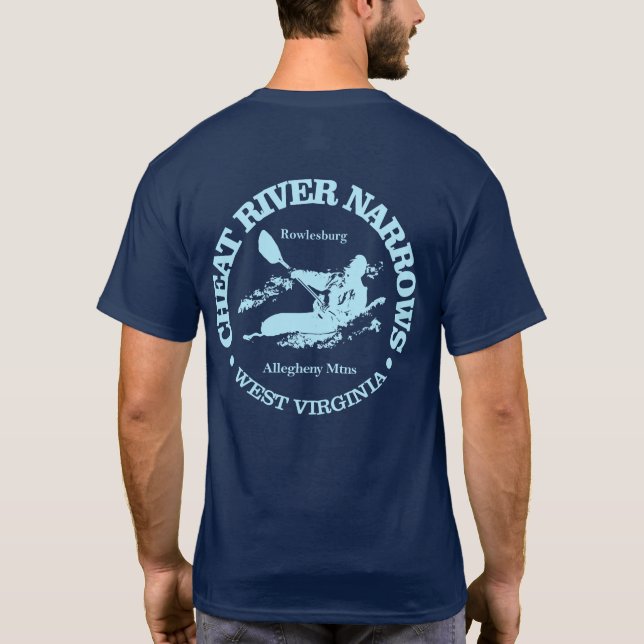 Cheat River Narrows (K2) T-Shirt (Rückseite)