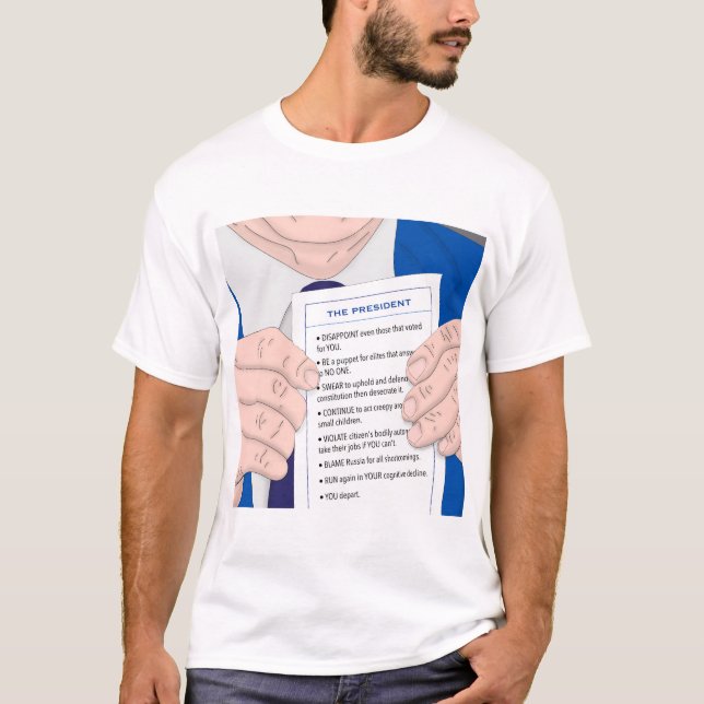 Cheat Sheet T - Shirt der Präsidenten (Vorderseite)