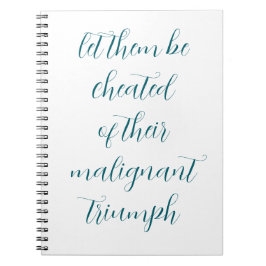 Cheat your enemies of victory notizblock