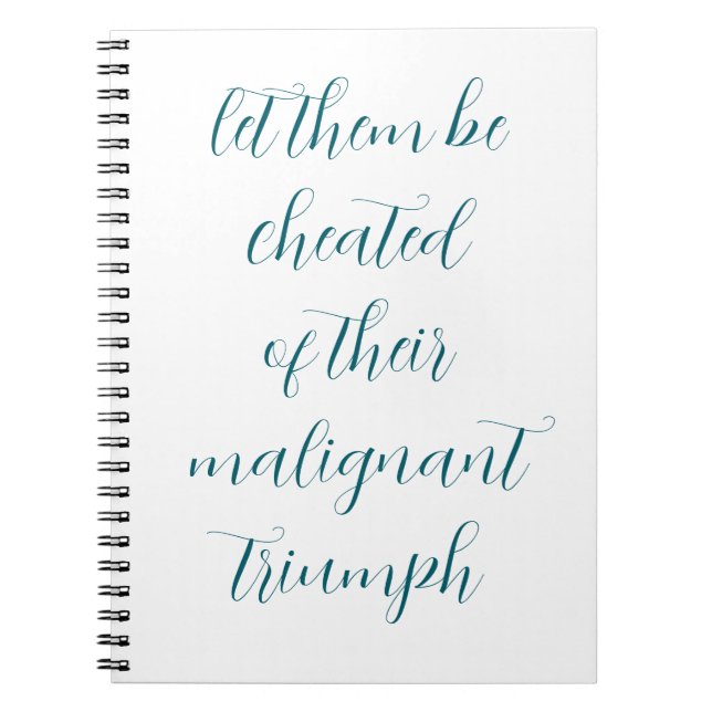 Cheat your enemies of victory notizblock (Vorderseite)