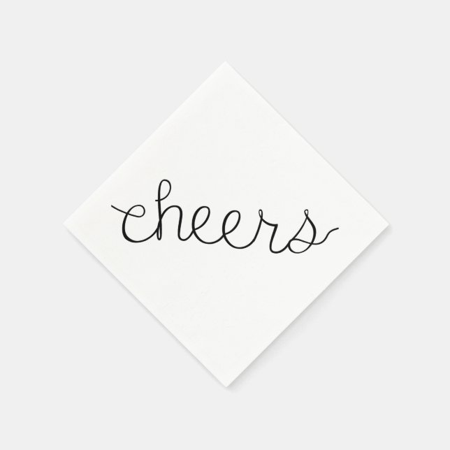 Cheats Cocktail Napkin Bar Art Housewarming Serviette (Ecke)