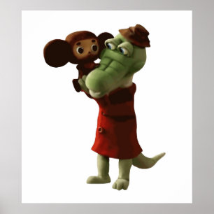 Cheburashka Gena Poster