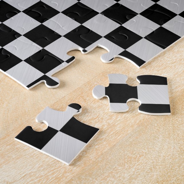 Check Brushed Steel Puzzle (Seite)