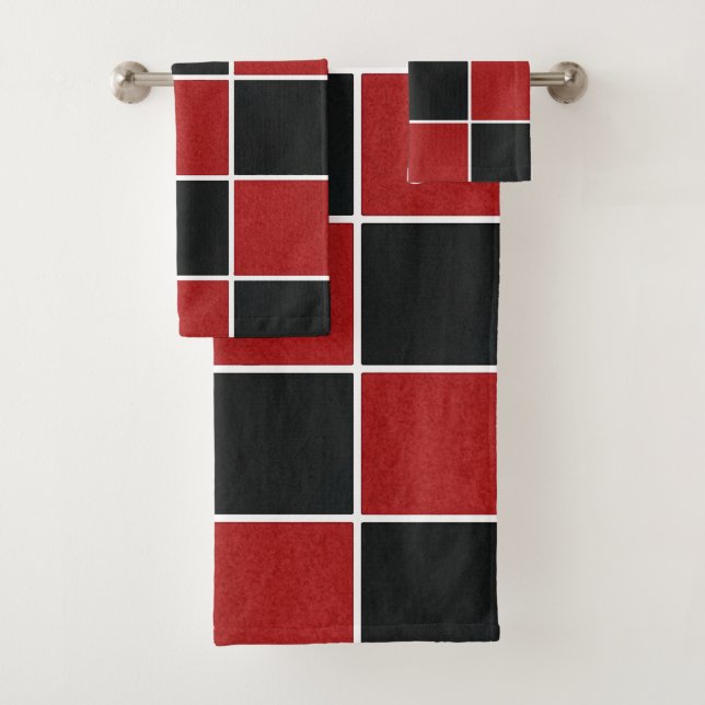 Checkboard (Weitere Optionen): Badhandtuch Set (Insitu)