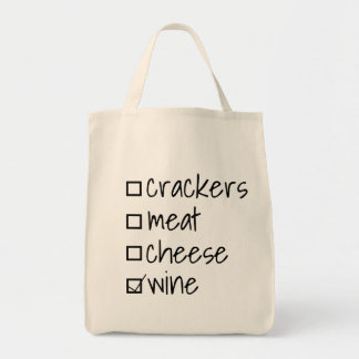 Checkbox Charcuterie Wein Niedlich Tragetasche