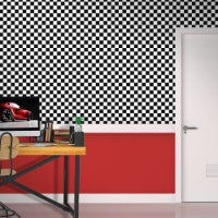 Checked Black Pick Your Background Color