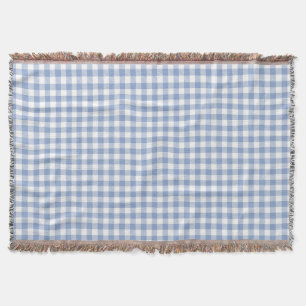 Checked Blue Gingham Classic Decke
