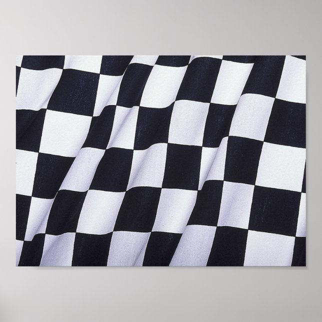 Checked Flags Poster (Vorne)
