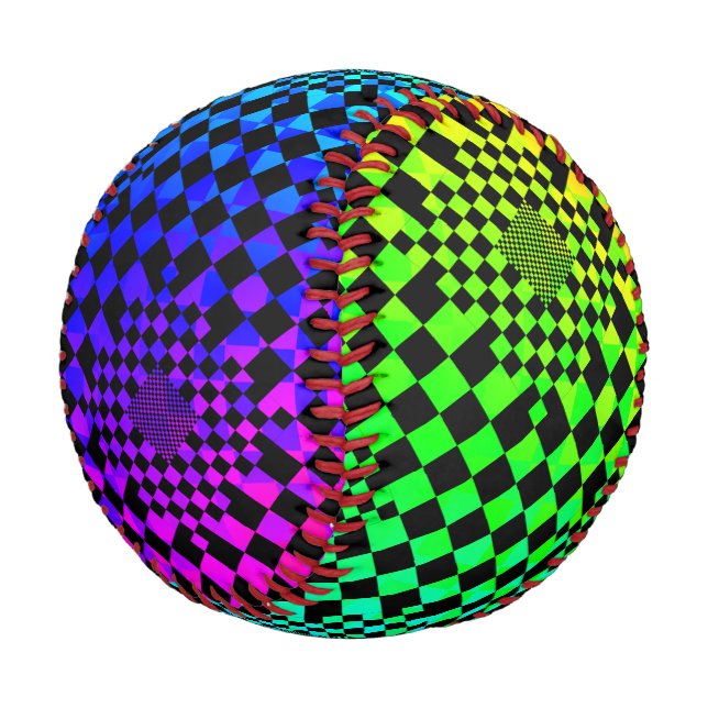 Checked Illusion von Kenneth Yoncich Baseball (Schrägansicht)