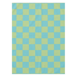 Checked Patterns für Karton in blau und grün Tischdecke