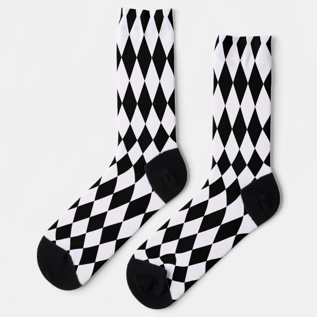 Checked Socks Socken (Linkes Detail)