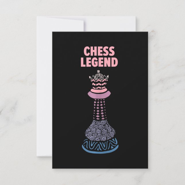 Checkend Checkmate Cool Sprichwort Tank Top RSVP Karte (Vorderseite)