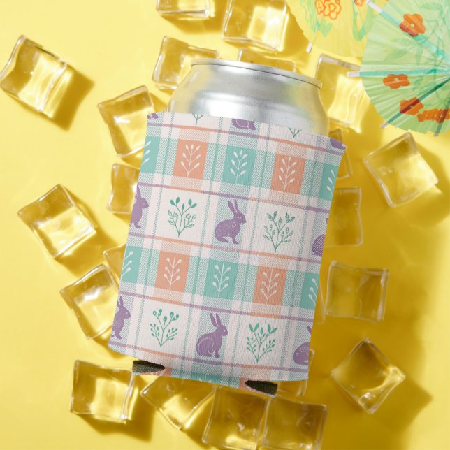 Checker Karierter Ostern Dosenkühler (In Situ Sommer)