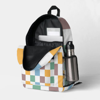 CheckerBoard-Backpack Bedruckter Rucksack