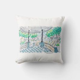 Checkerboard Kiosk Park View Kissen