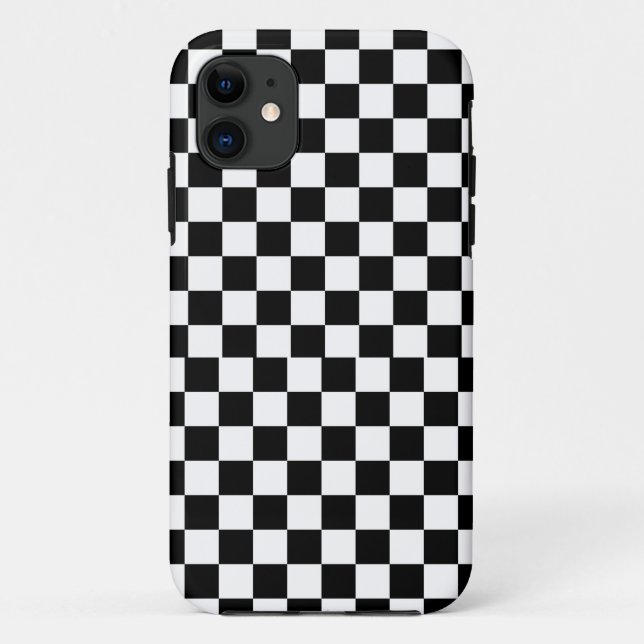 Checkerboard Pattern Case-Mate iPhone Hülle (Rückseite)