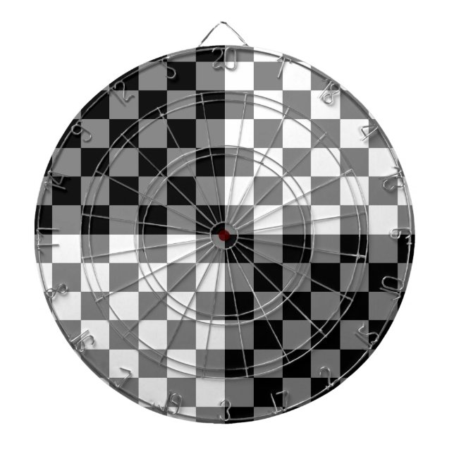 CHECKERBOARD PATTERN DARTSCHEIBE (vorne)