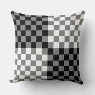 CHECKERBOARD PATTERN KISSEN
