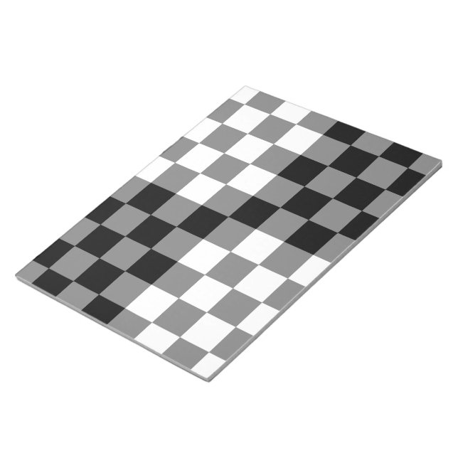 CHECKERBOARD PATTERN NOTIZBLOCK (angewinkelt)