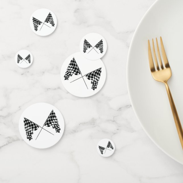 Checkered Flags Confetti Konfetti (Gruppe)