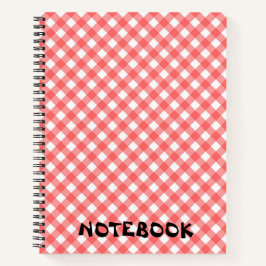 Checkered Pattern Notebook - Perfekt für alle Note Notizbuch