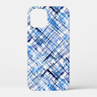 checkered, tartan, plaid, classic, blue, white Case-Mate iPhone hülle
