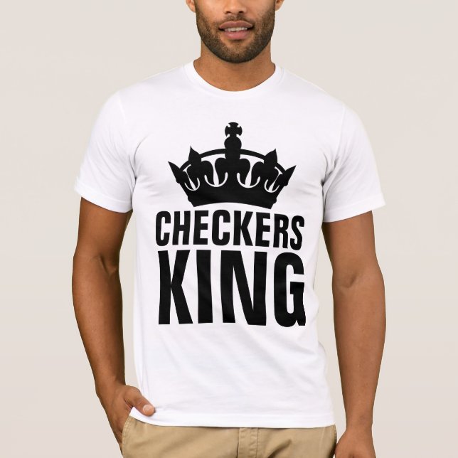 CHECKERS KING DAD T-shirt (Vorderseite)