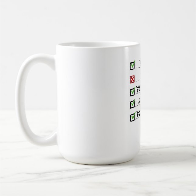 Checklist Funny Kaffeetasse (Links)